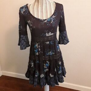 Free People Boho Floral Tunic